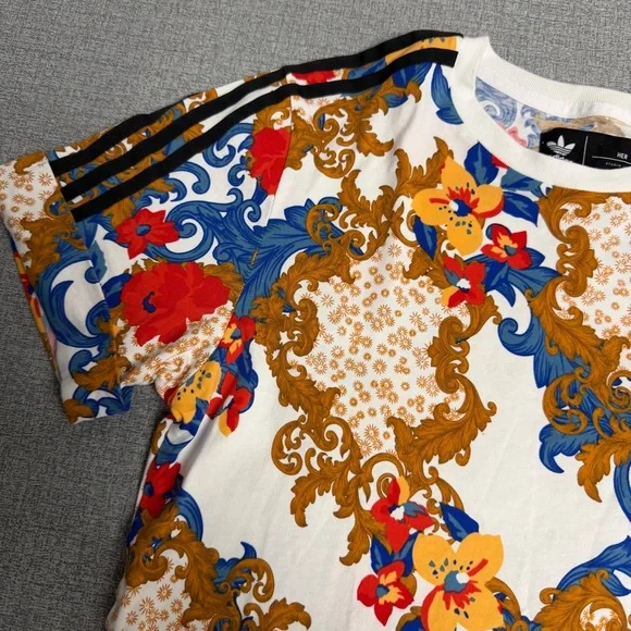 Adidas Originals Her Studio London Floral Baroque T-Shirt Dress - Picture 6 of 11